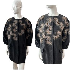 Day Birger and Mikkelsen Embroidered Car Coat